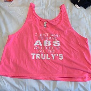 Truly crop top